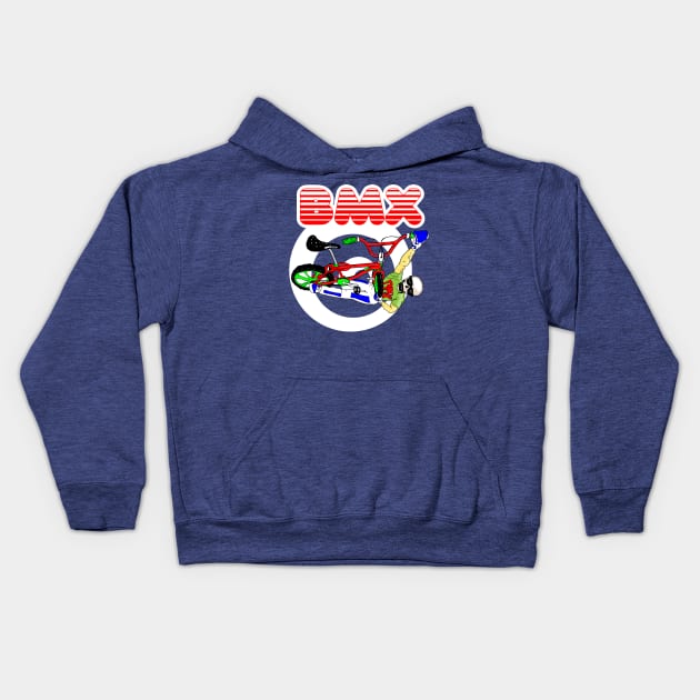 BMX Kids Hoodie by Johanmalm